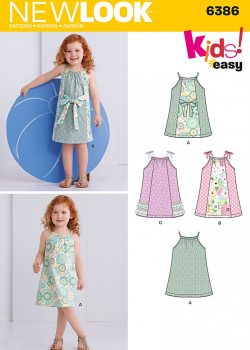 New Look Pattern 6386 - Toddlers' Easy Pillowcase Dresses