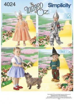 Simplicity Sewing Pattern 4024 - Toddler Costumes