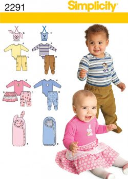 Simplicity Sewing Pattern 2291 - Babies' Separates