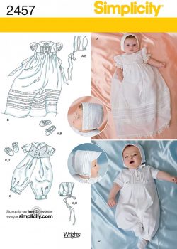 Simplicity Sewing Pattern 2457 - Babies' Special Occasion