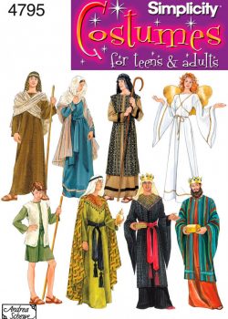 Simplicity Sewing Pattern 4795 - Misses, Men & Teen Costumes