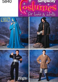Simplicity Sewing Pattern 5840 - Misses, Men & Teen Costumes