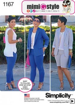Simplicity Sewing Pattern 1167-H5 - Misses Sportswear. Mimi G. Style Collection.