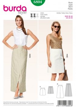 Burda Style Sewing Pattern - 6804 - Skirts