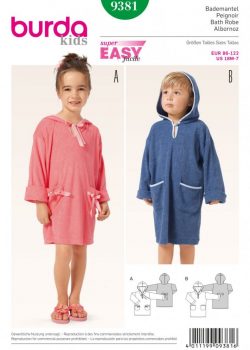 Burda Style Sewing Pattern - 9381 - Bathrobe