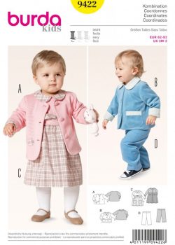Burda Style Sewing Pattern - 9422 - Coordinates Baby
