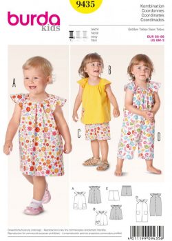 Burda Style Sewing Pattern - 9435 - Coordinates Baby