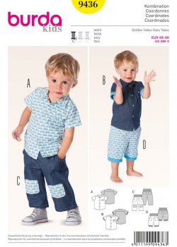 Burda Style Sewing Pattern - 9436 - Coordinates Baby