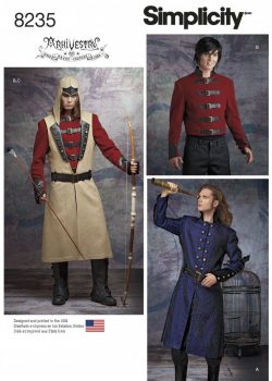 Simplicity Sewing Pattern 8235-AA - Men's Cosplay Costume Pattern