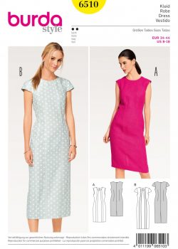 Burda Style Sewing Pattern - 6510 - Misses' Shift Dress