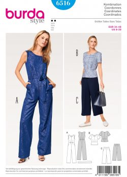 Burda Style Sewing Pattern - 6516 - Misses' Coordinates