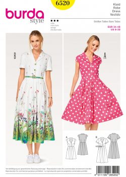 Burda Style Sewing Pattern - 6520 - Misses' Dress Blouse and Skirt