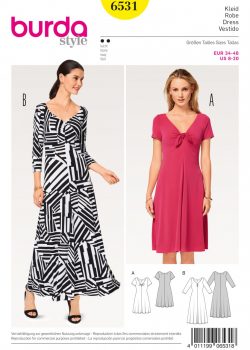 Burda Style Sewing Pattern - 6531 - Misses Shirt Dress