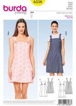 Burda Style Sewing Pattern - 6538 - Misses' Strappy Dress
