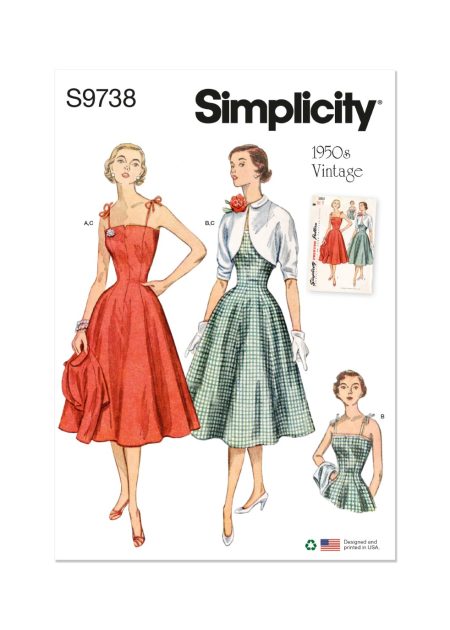 Simplicity Sewing Pattern  Misses' Dresses and Jacket - Size U5 (16-18-20-22-24)