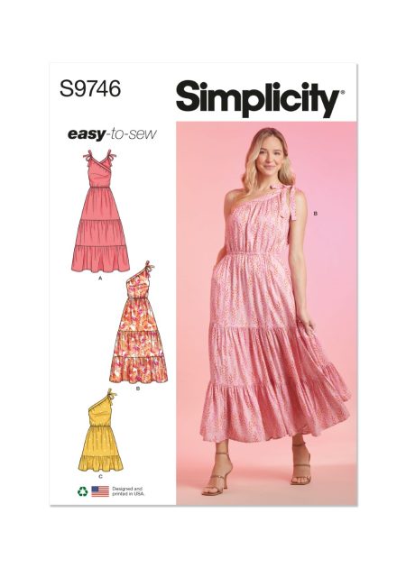 Simplicity Sewing Pattern  Misses' Dresses - Size U5 (16-18-20-22-24)