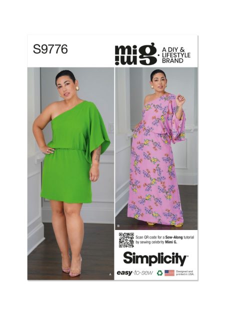 Simplicity Sewing Pattern – S9776 MISSES' CAFTAN IN TWO LENGTHS - Size P5 (12-14-16-18-20)