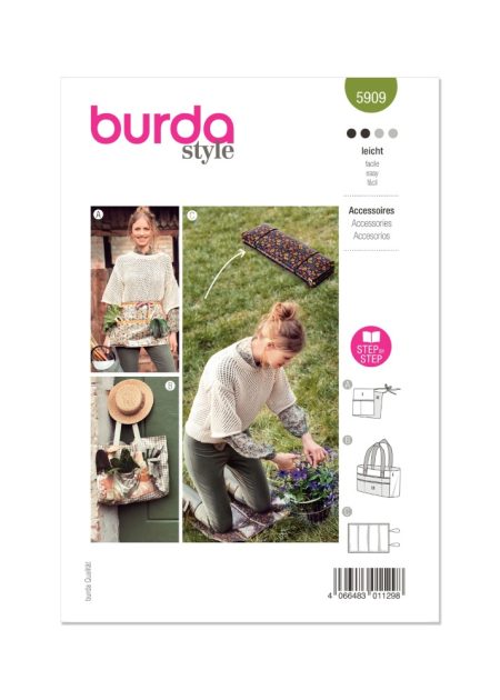 Burda Style Sewing Pattern - 5909 - Undefined Accessories - Size One Size