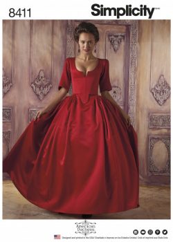 Simplicity Sewing Pattern 8411-R5 - 18th Century Costume