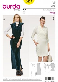 Burda Style Sewing Pattern - 6455 - Misses' Wrap Dress