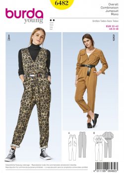 Burda Style Sewing Pattern - 6482 - Misses' Jumpsuit