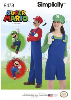 Simplicity Sewing Pattern 8478-A - Misses', Men's  and Teens' Costume