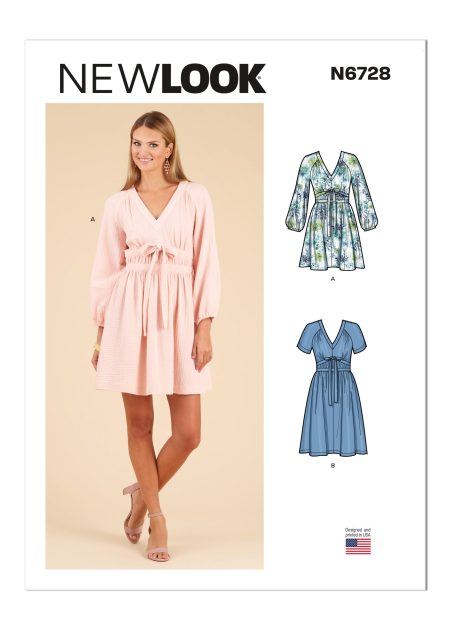 New Look Pattern 6728 - MISSES DRESS TWO LENGTHS